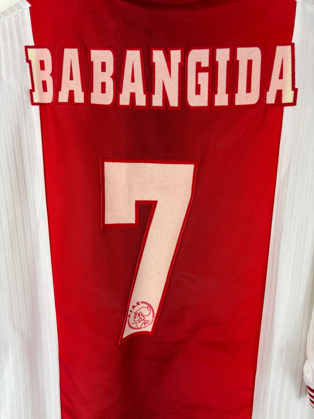AJAX 1997/98 BABANGIDA #7 HOME SHIRT (XXL) UMBRO