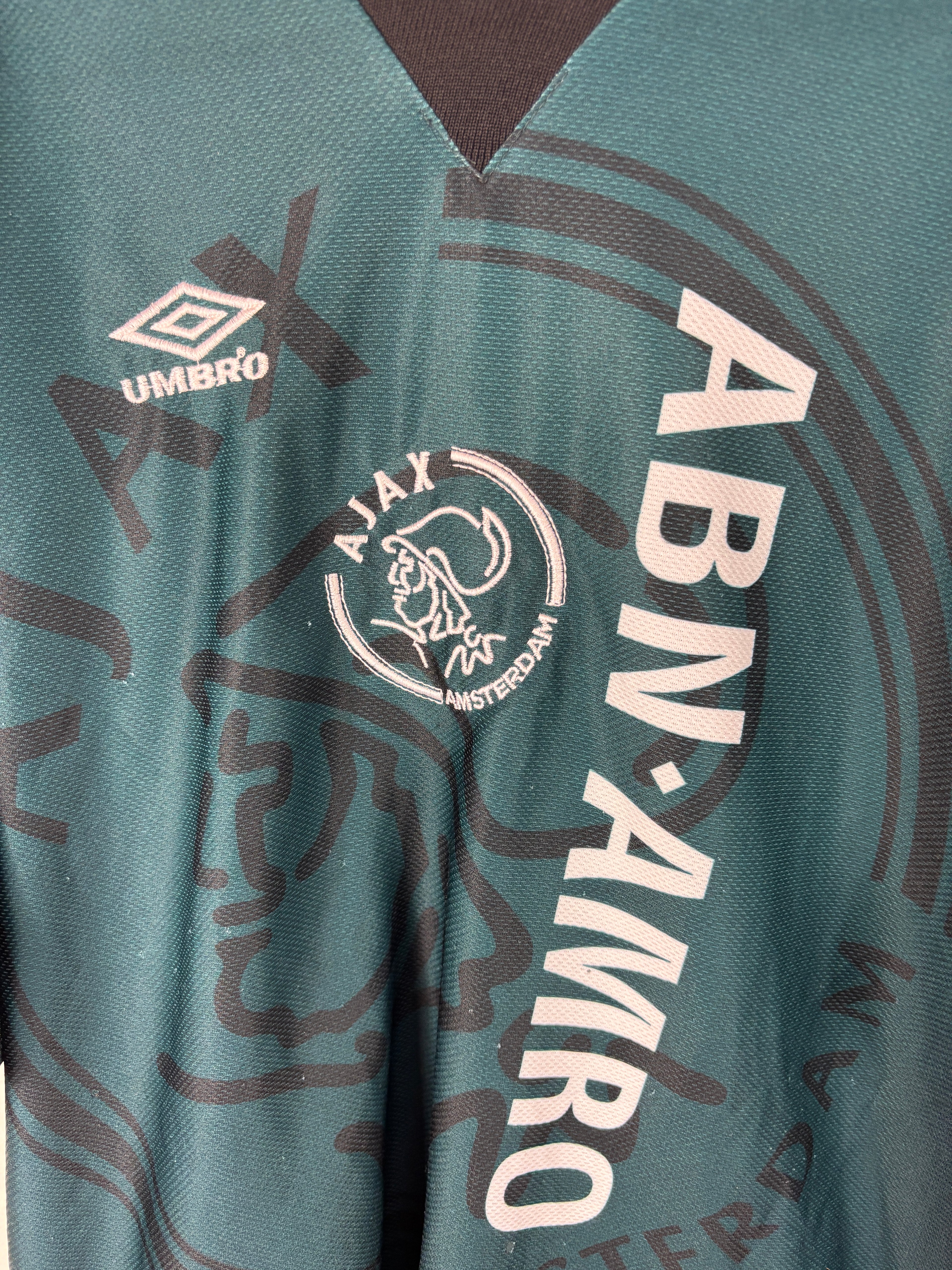 AJAX 1995/96 AWAY SHIRT (XL) UMBRO