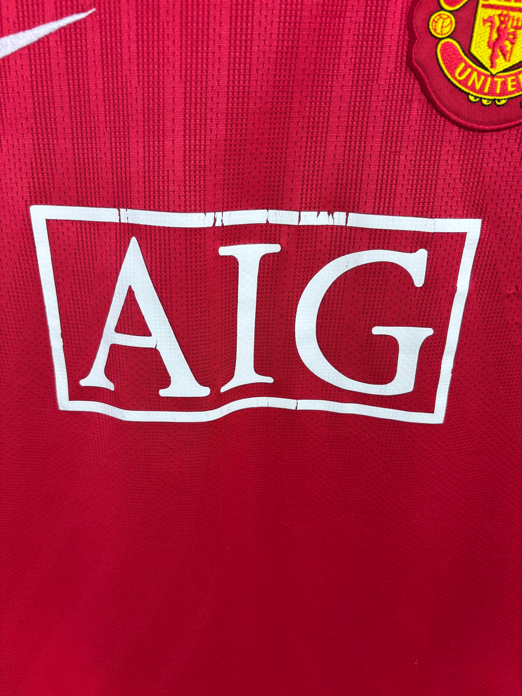 MANCHESTER UNITED 2007/08 SCHOLES HOME (M) NIKE