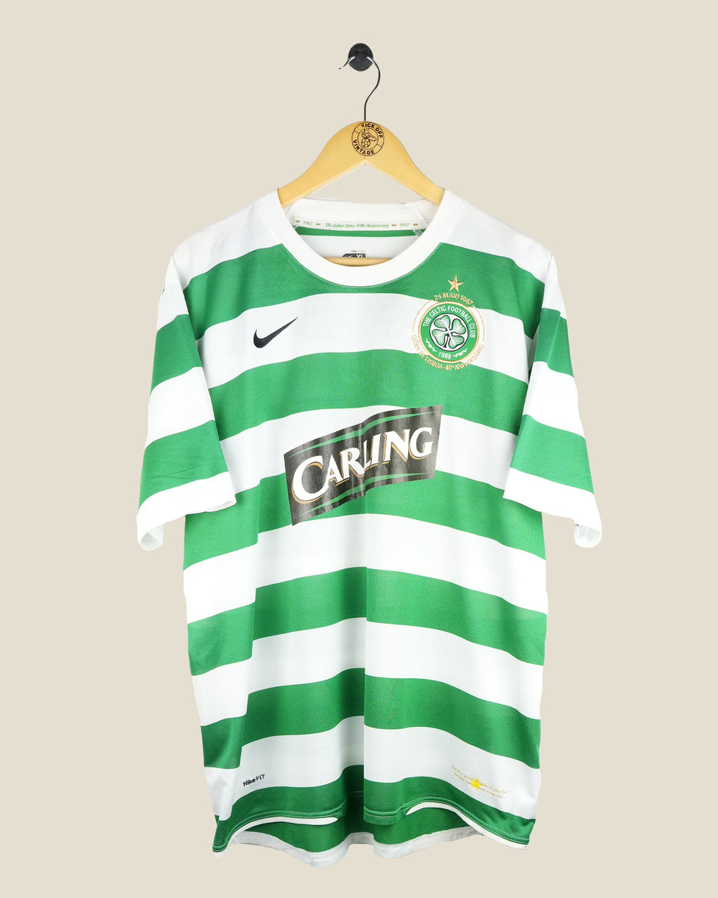 CELTIC 2007/08 NAKAMURA HOME SHIRT (XL) NIKE