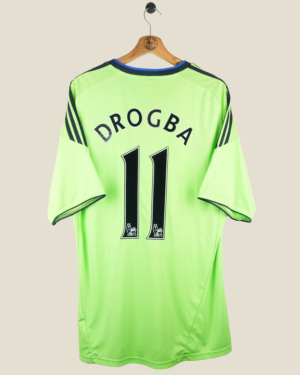 CHELSEA 2010/11 DROGBA AWAY SHIRT (XL) ADIDAS