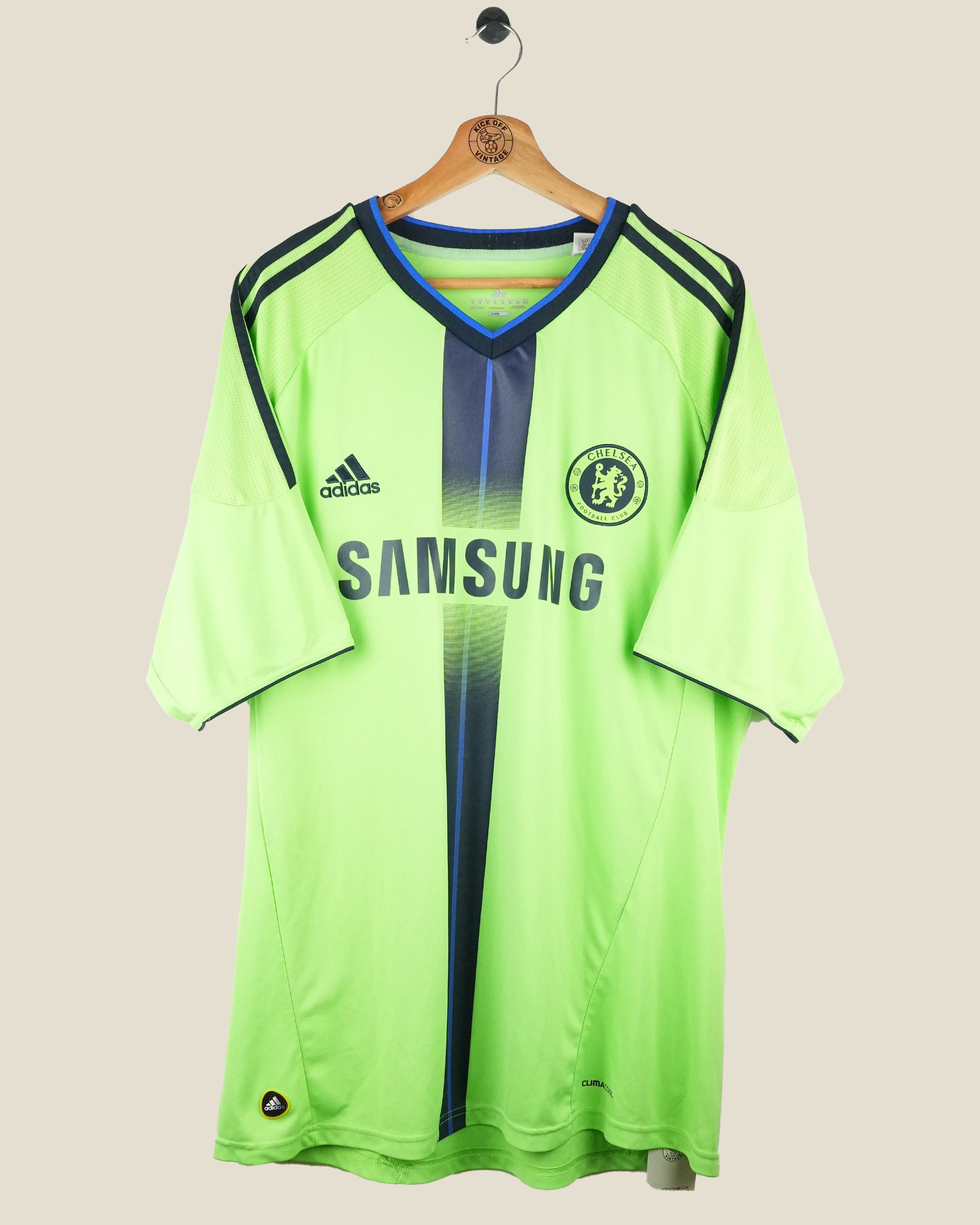 CHELSEA 2010/11 DROGBA AWAY SHIRT (XL) ADIDAS