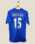 CHELSEA 2005/06 DROGBA HOME SHIRT (M) UMBRO