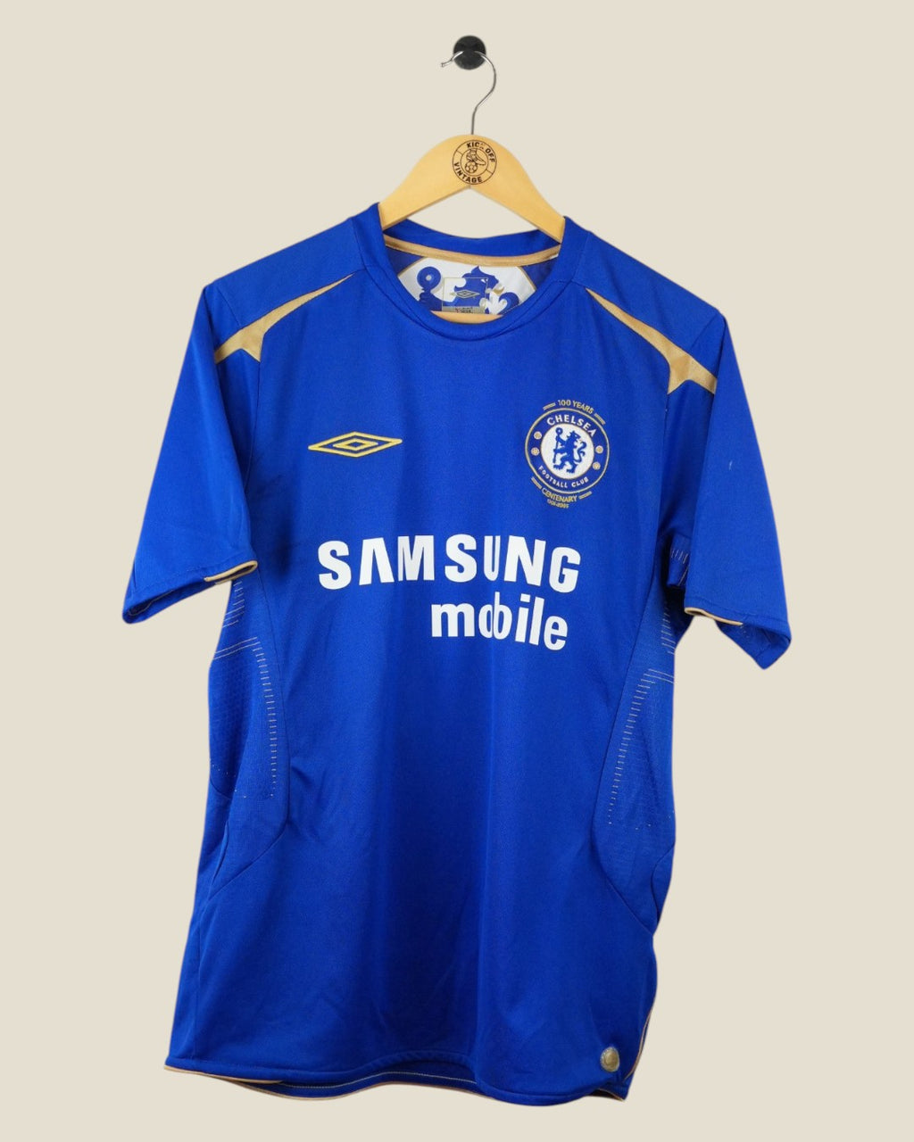 CHELSEA 2005/06 DROGBA HOME SHIRT (M) UMBRO