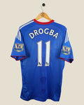 CHELSEA 2010/11 DROGBA HOME SHIRT (L) ADIDAS