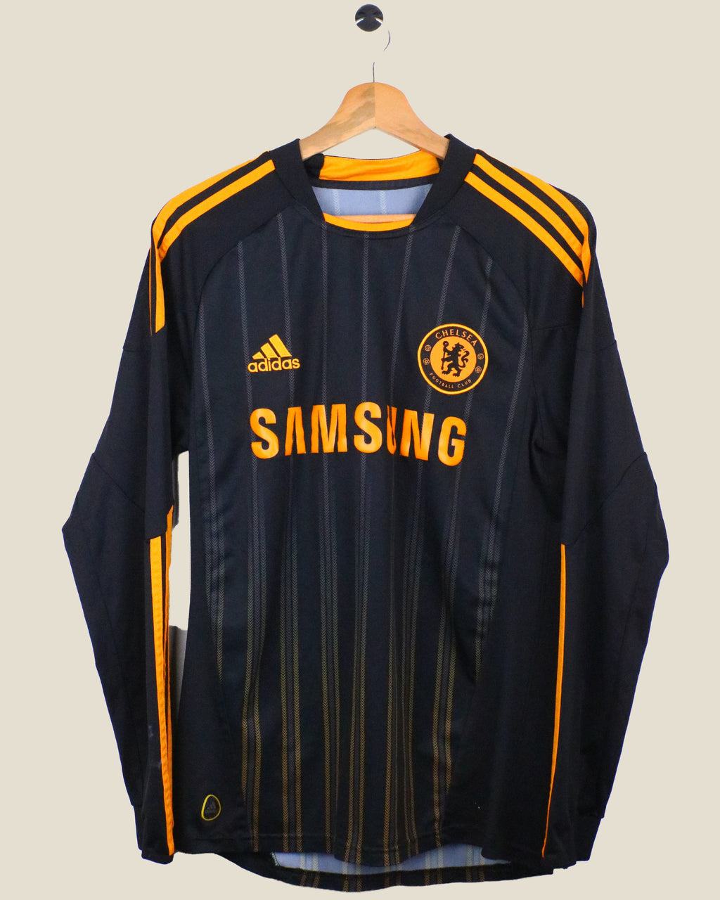 CHELSEA 2010/11 DROGBA #11 AWAY L/S (S) ADIDAS