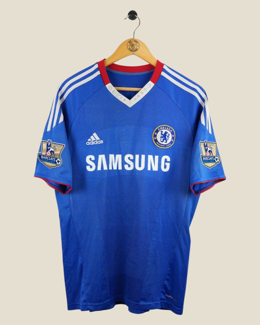 CHELSEA 2010/11 DROGBA HOME SHIRT (L) ADIDAS