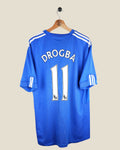 CHELSEA 2009/10 DROGBA HOME SHIRT (XL) ADIDAS