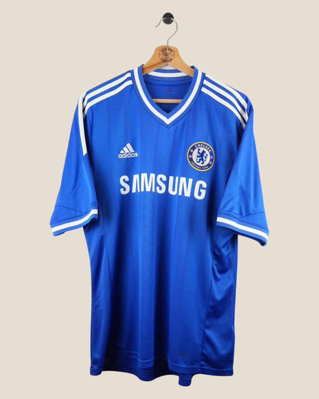CHELSEA 2013/14 HAZARD HOME SHIRT (L) ADIDAS