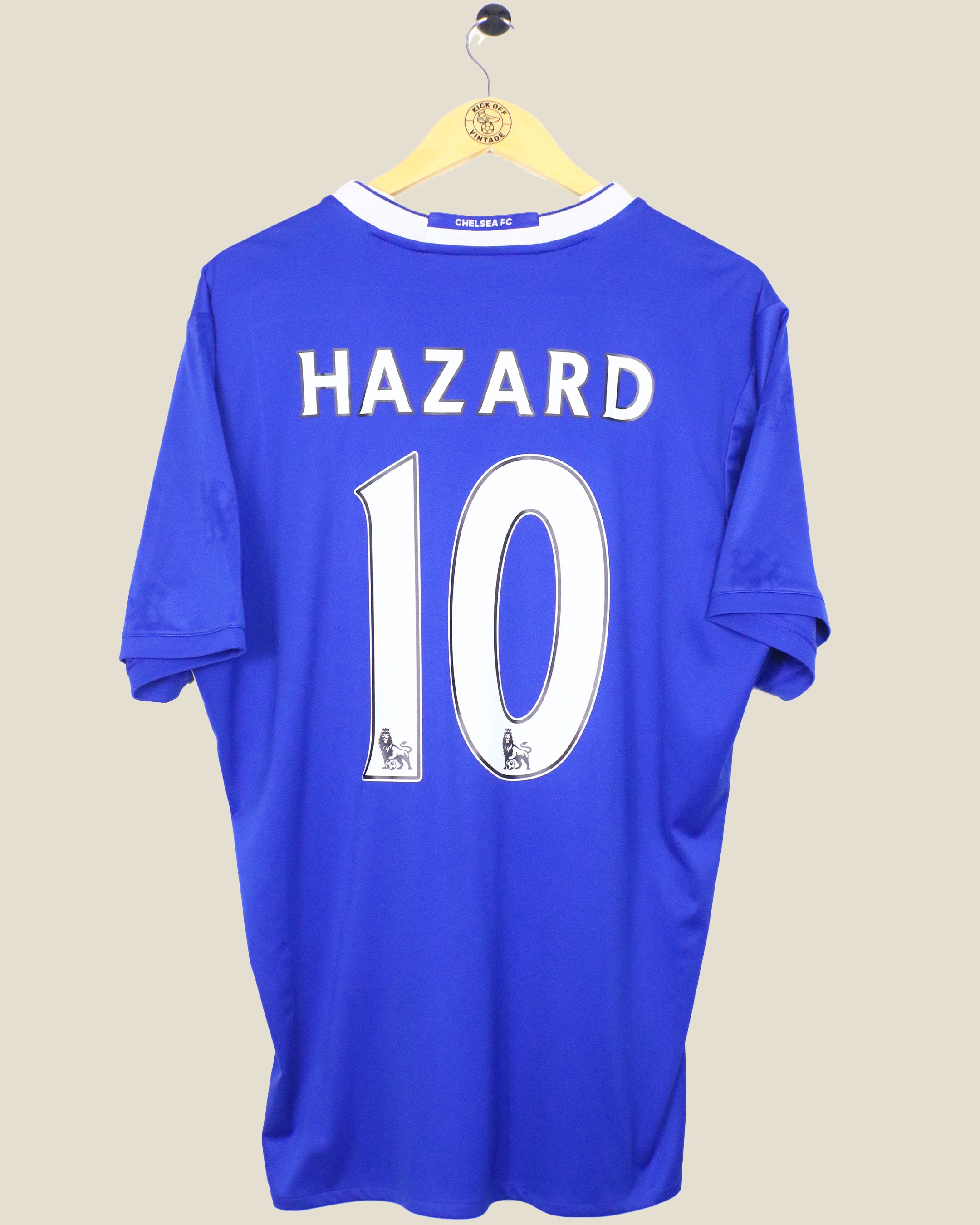 CHELSEA 2016/17 HAZARD HOME SHIRT (XL) ADIDAS