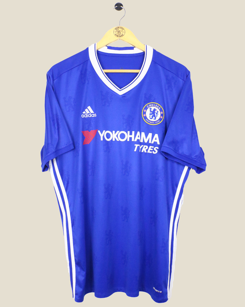 CHELSEA 2016/17 HAZARD HOME SHIRT (XL) ADIDAS