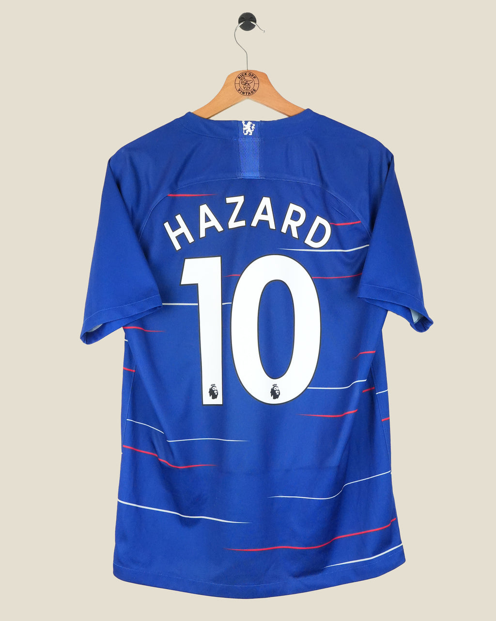 CHELSEA 2018/19 HAZARD HOME SHIRT (M) NIKE