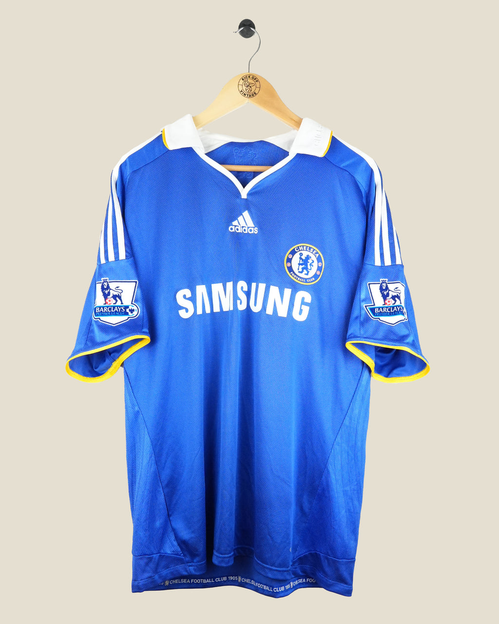 CHELSEA 2008/09 LAMPARD HOME SHIRT (XL) ADIDAS