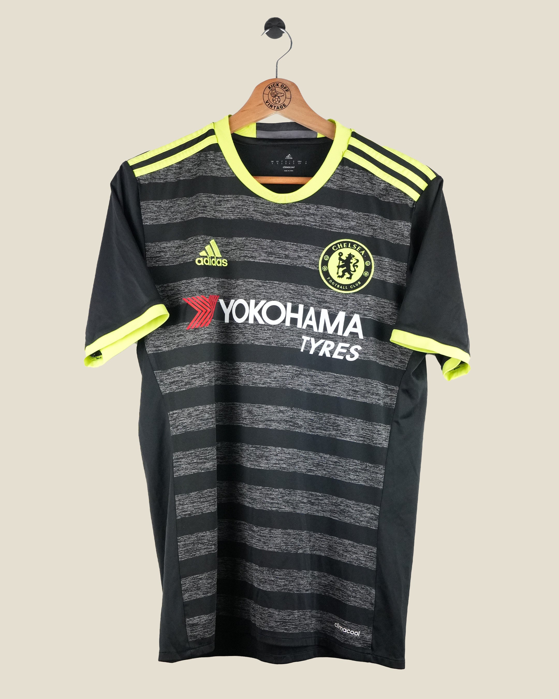 CHELSEA 2016/16 DAVID LUIZ AWAY SHIRT (S) ADIDAS