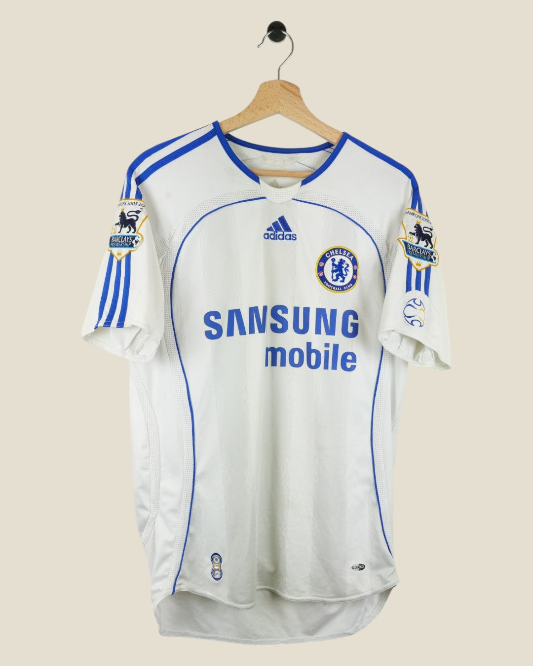 CHELSEA 2006/07 MAKELELE AWAY SHIRT (S) ADIDAS