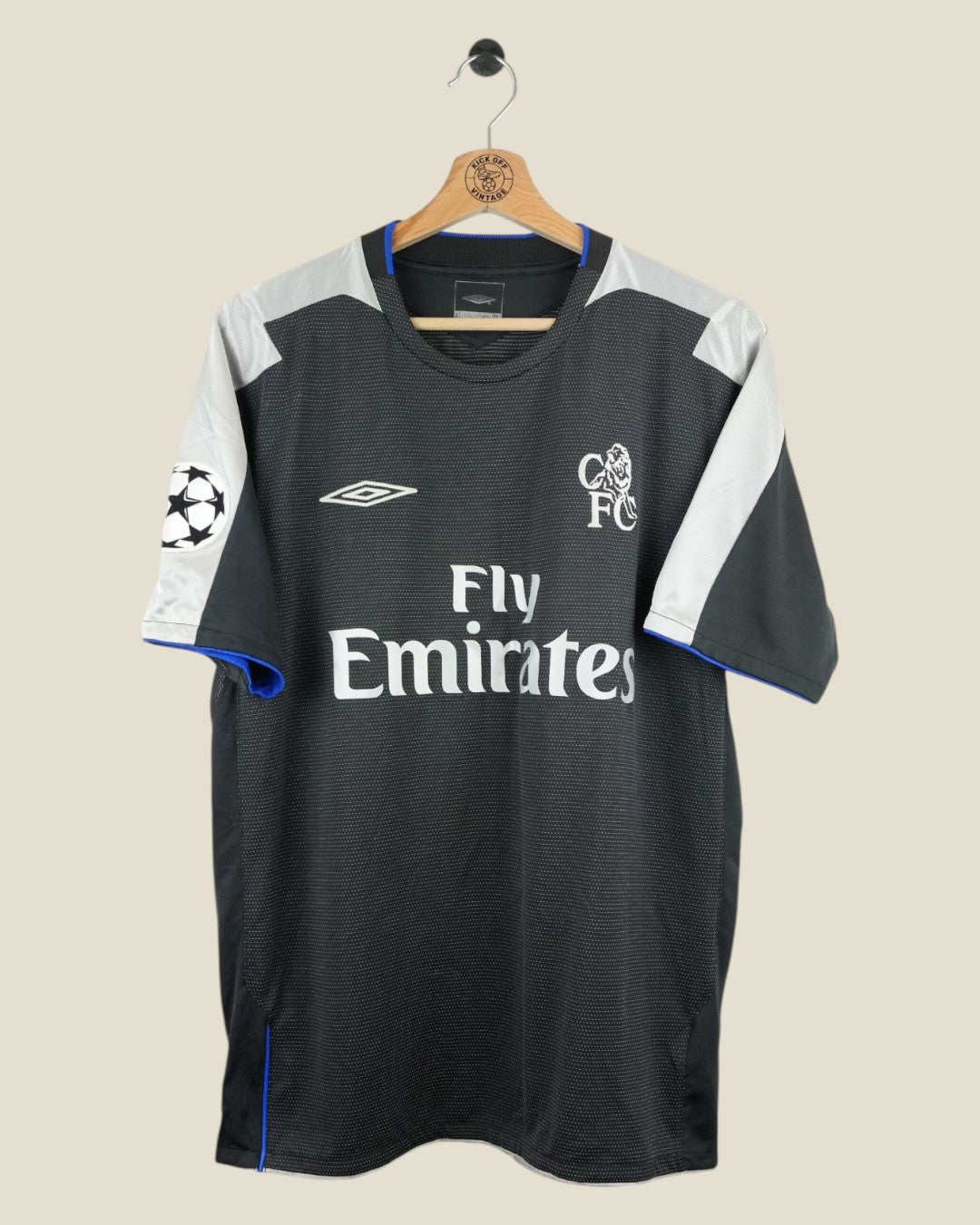CHELSEA 2004/05 ROBBEN AWAY SHIRT UCL (M) UMBRO