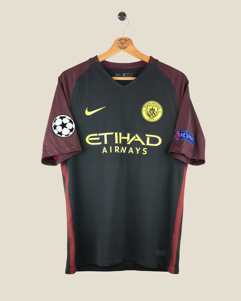 MANCHESTER CITY 2016/17 AGUERO AWAY UCL (M) NIKE
