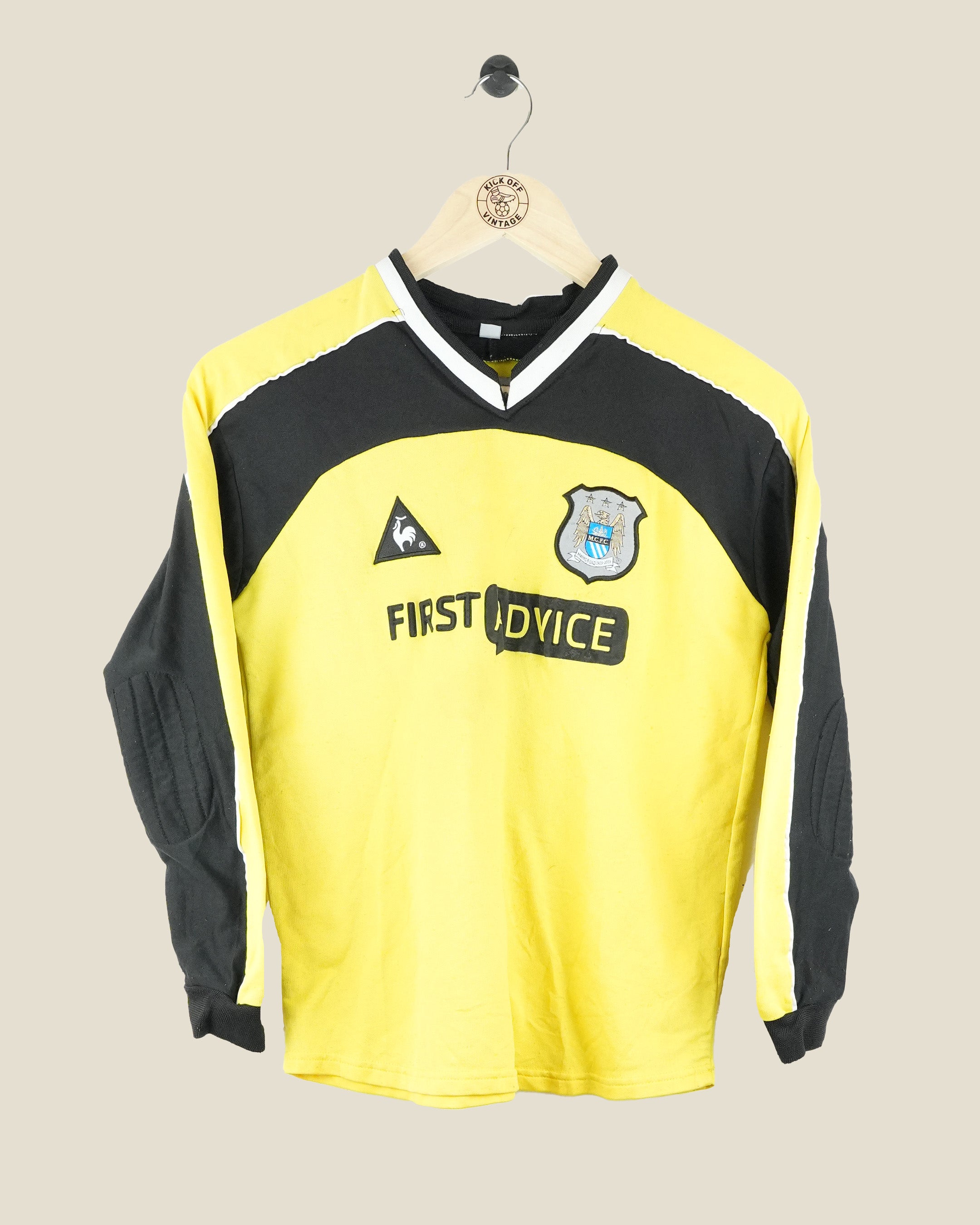 MANCHESTER CITY 2002/03 SCHMEICEL GK HOME (KIDS M) LE COQ SPORTIF