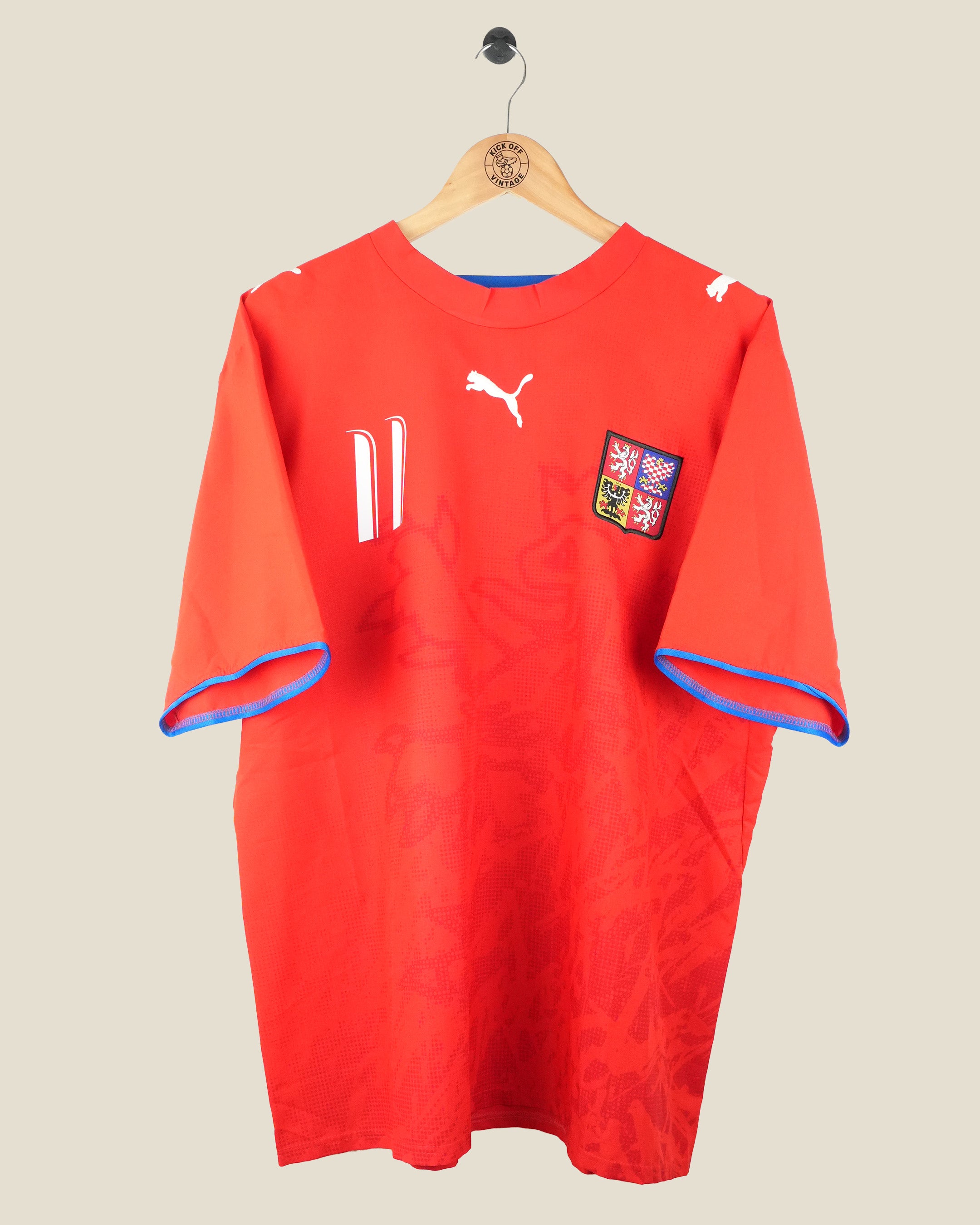 CZECH REPUBLIC 2006 NEDVED HOME SHIRT (XL) PUMA