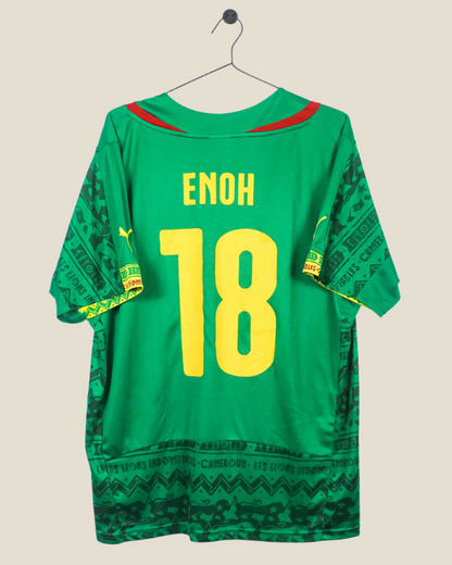 CAMEROON 2014 ENOH #18 WORLD CUP 2014 HOME SHIRT (XL) PUMA