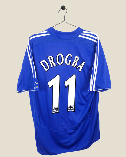 CHELSEA 2006/07 DROGBA #11 HOME SHIRT (L) ADIDAS