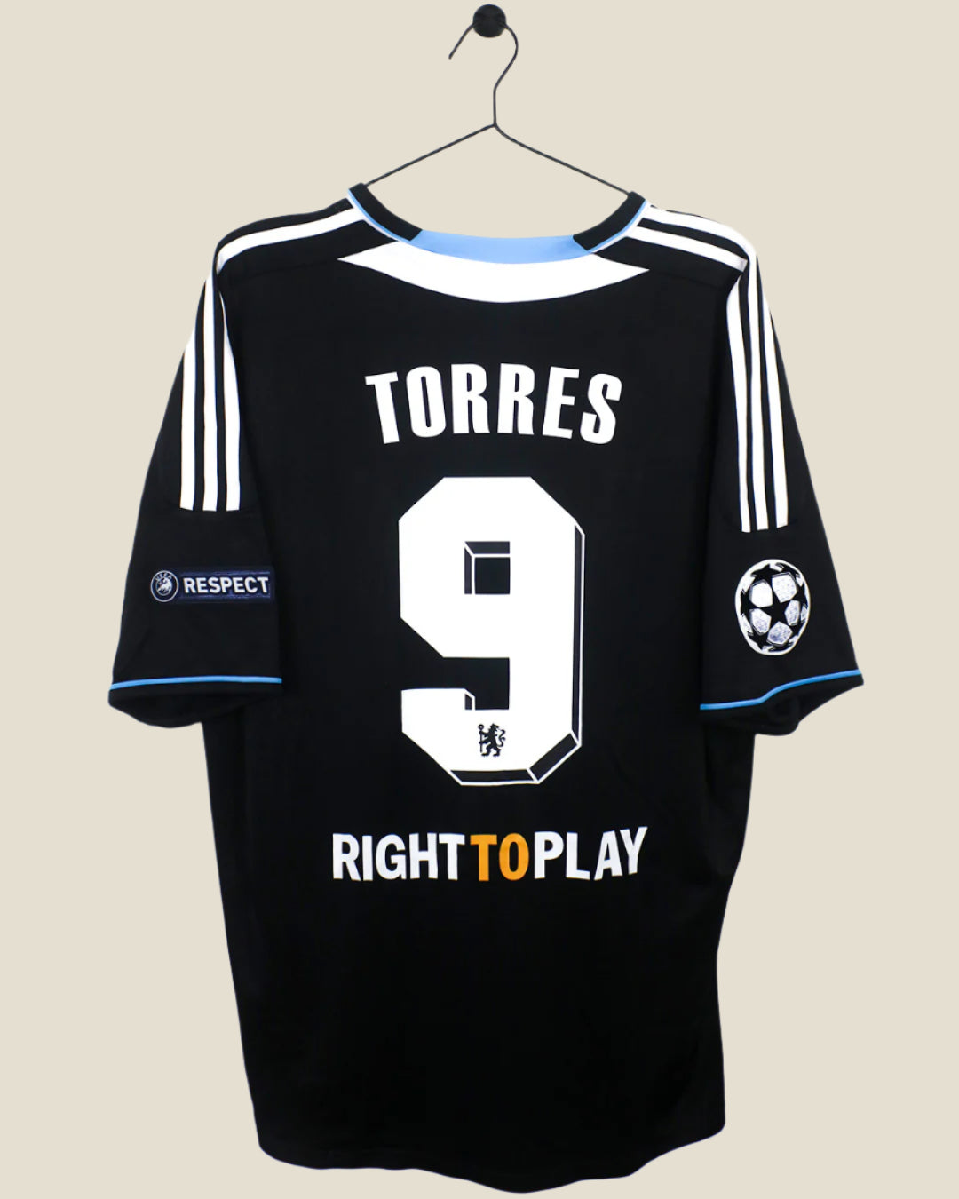 CHELSEA 2011/12 TORRES #9 UCL AWAY SHIRT (L) ADIDAS