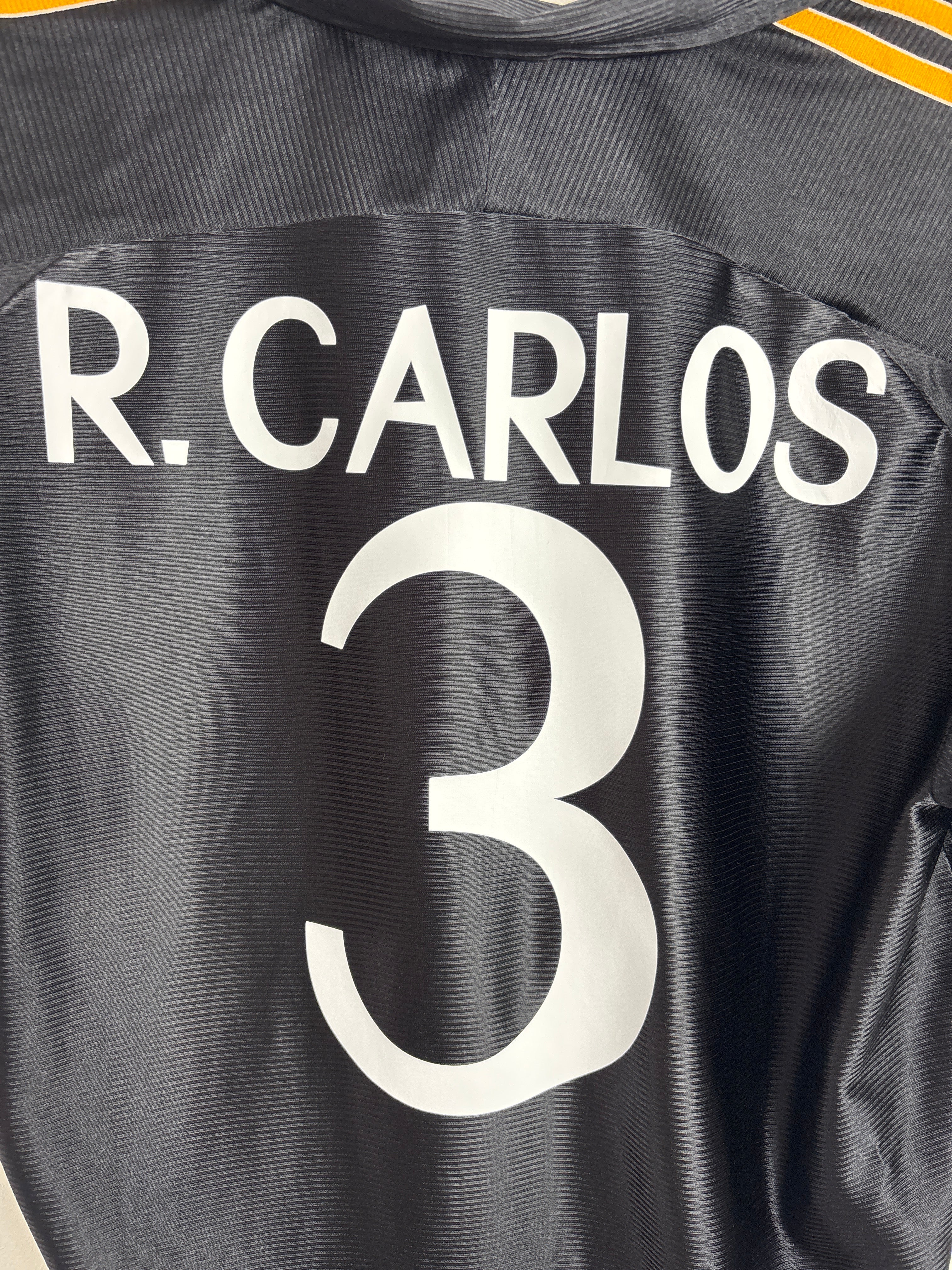 REAL MADRID 1999/00 CARLOS #3 AWAY SHIRT (L) ADIDAS