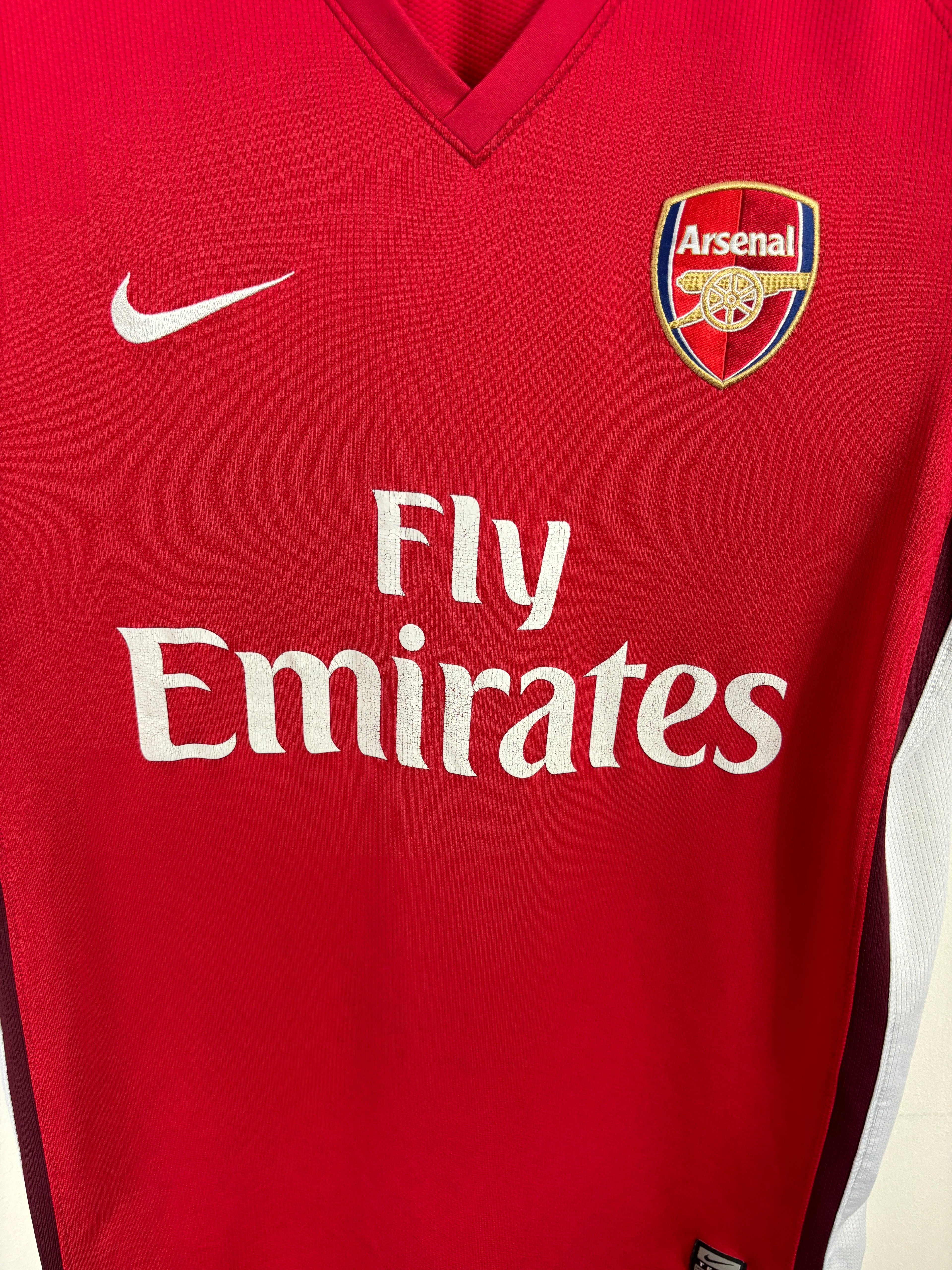 ARSENAL 2008/10 VAN PERSIE #11 HOME SHIRT (M) ADIDAS