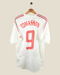 DENMARK 2004 TOMASSON AWAY SHIRT (M) ADIDAS