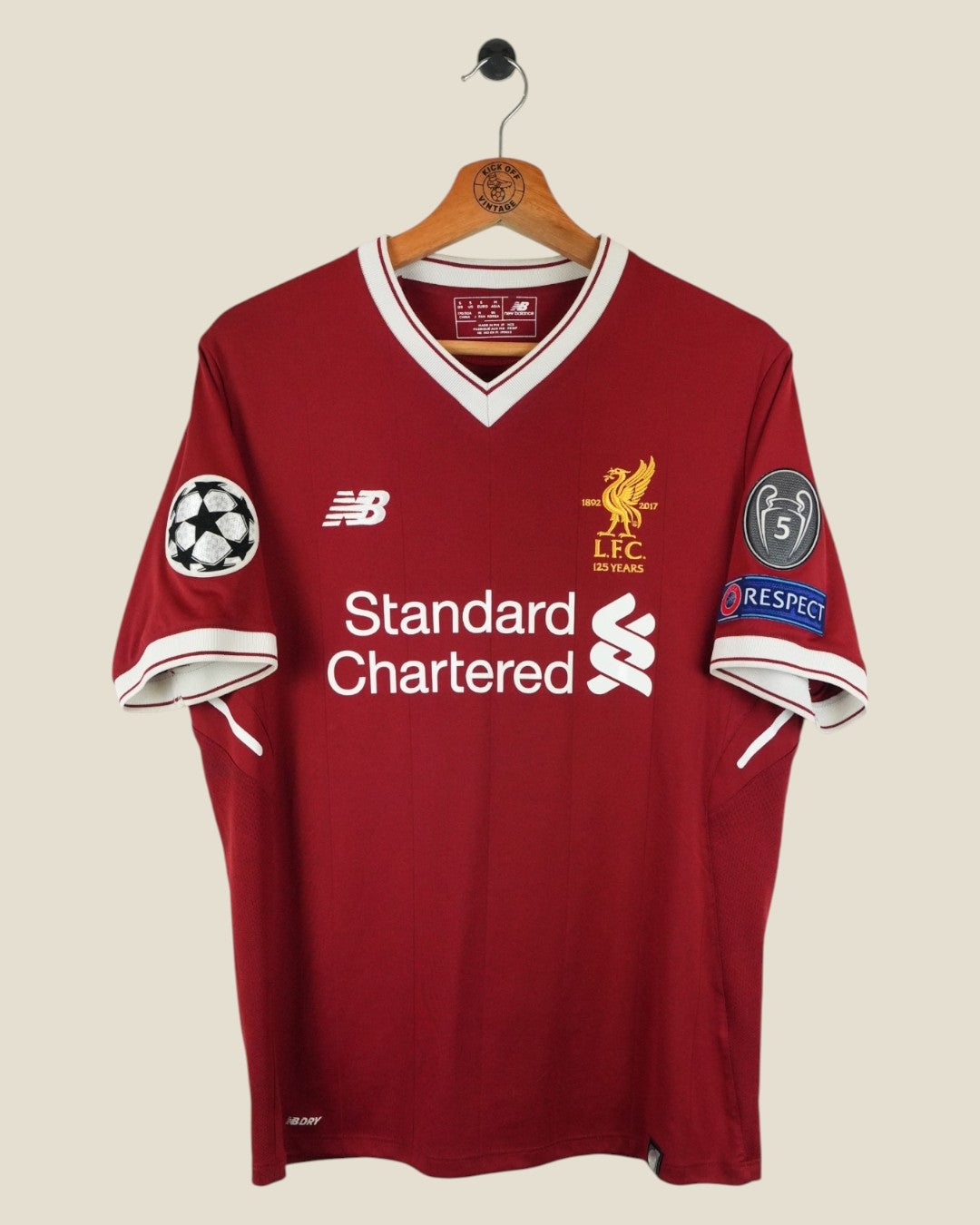 LIVERPOOL 2017/18 FIRMINO UCL HOME SHIRT (S) NEW BALANCE
