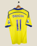 CHELSEA 2014/15 DROGBA AWAY SHIRT (M) ADIDAS