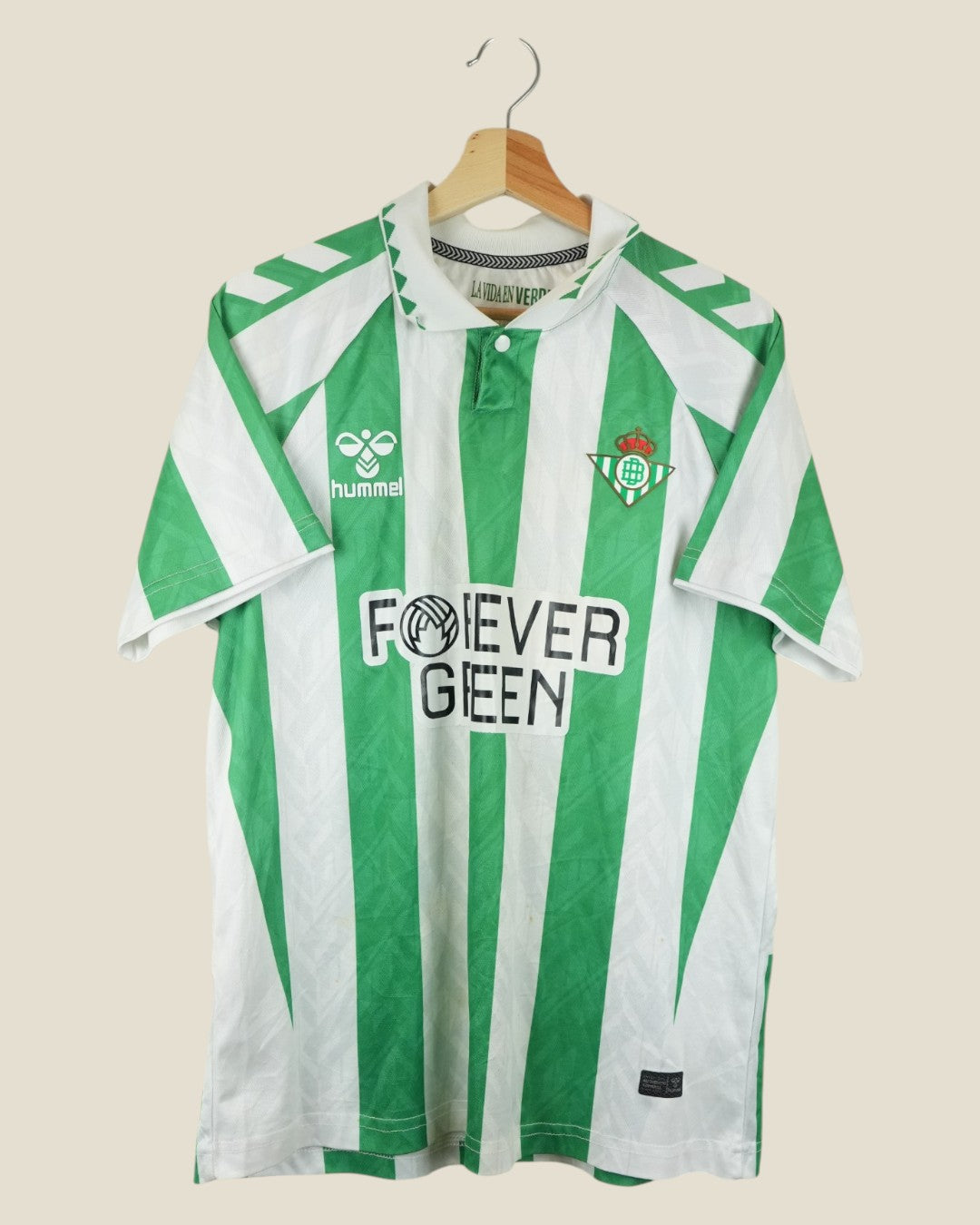 REAL BETIS 2024/25 PRE-SEASON HOME SHIRT (L) HUMMEL