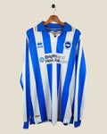 BRIGHTON & HOVE ALBION 2012/13 L/S HOME SHIRT (XXL) ERREA