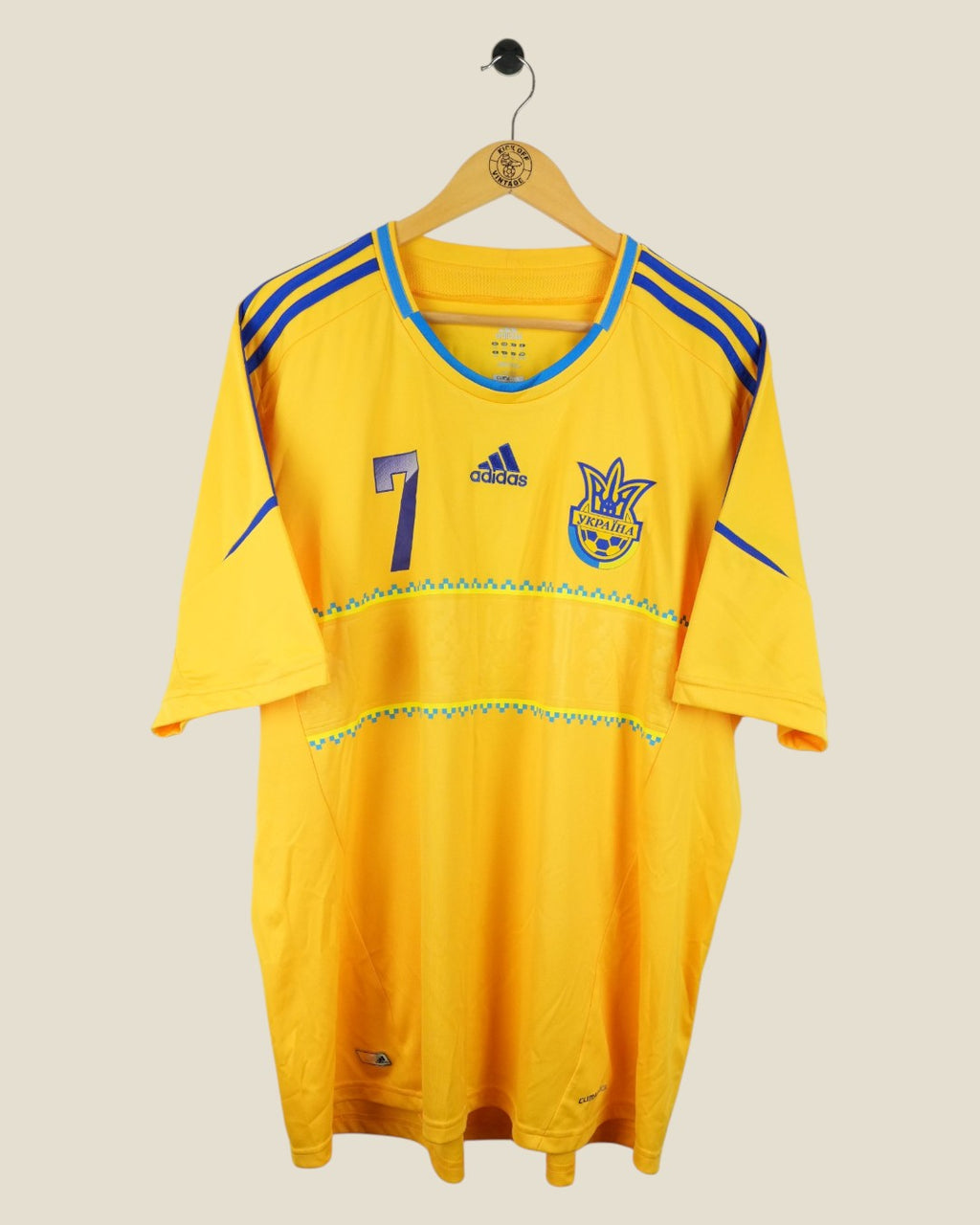 UKRAINE 2012 SHEVCHENKO HOME SHIRT (XXL) ADIDAS