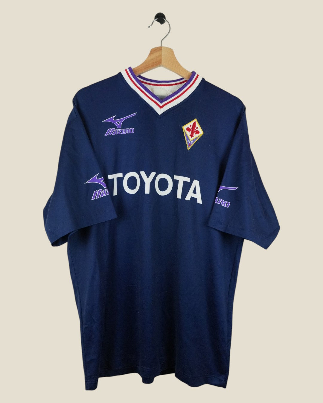 FIORENTINA 2001/02 TRAINING SHIRT (L) MIZUNO