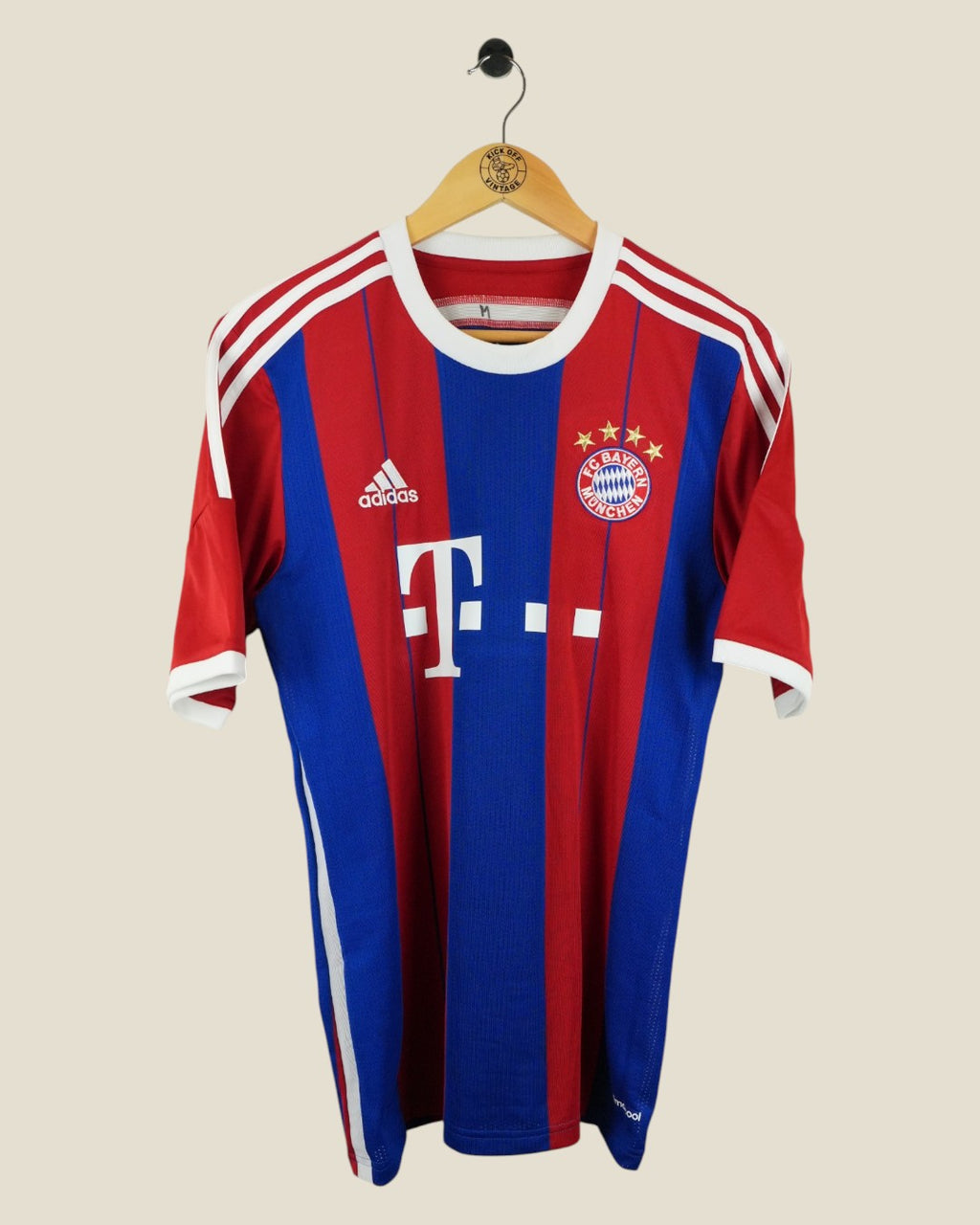 BAYERN MUNICH 2014/15 LEWANDOWSKI HOME SHIRT (M) ADIDAS