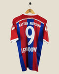 BAYERN MUNICH 2014/15 LEWANDOWSKI HOME SHIRT (M) ADIDAS