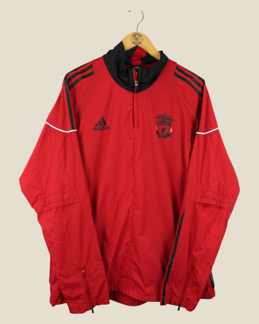 LIVERPOOL 2010/11 QUARTER ZIP JACKET (L) ADIDAS