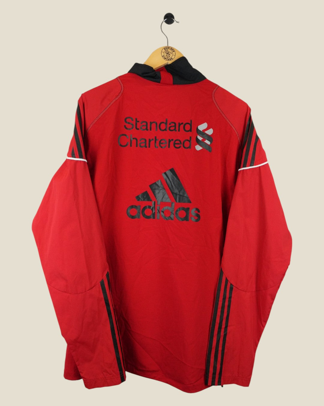 LIVERPOOL 2010/11 QUARTER ZIP JACKET (L) ADIDAS