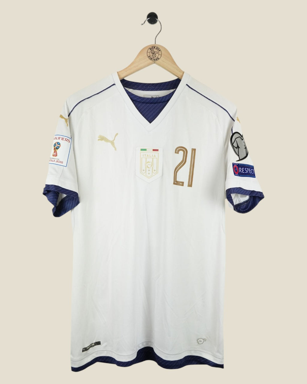 ITALY 2018 PIRLO AWAY SHIRT (L) PUMA