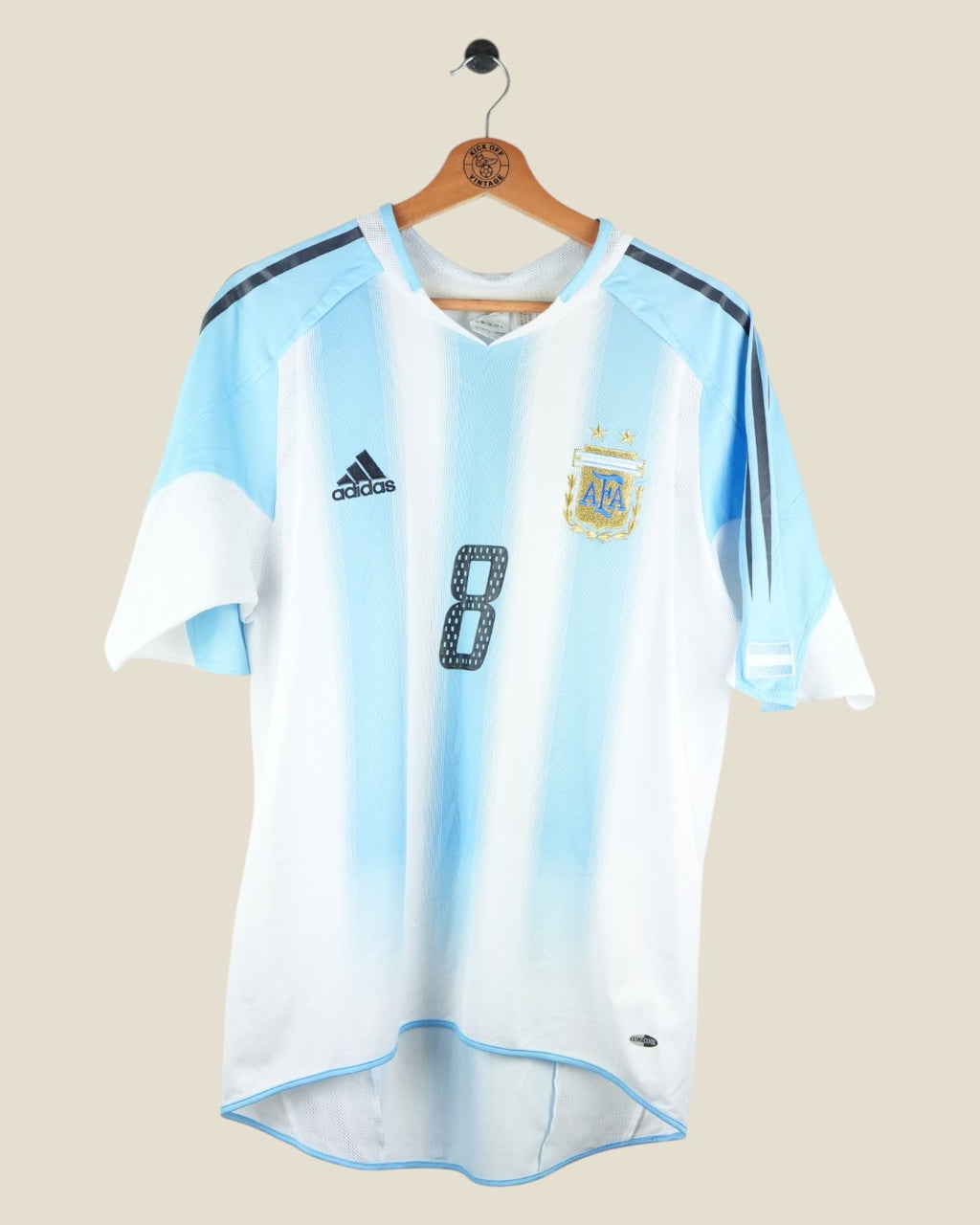 ARGENTINA 2004 RIQUELME HOME SHIRT (S/M) ADIDAS