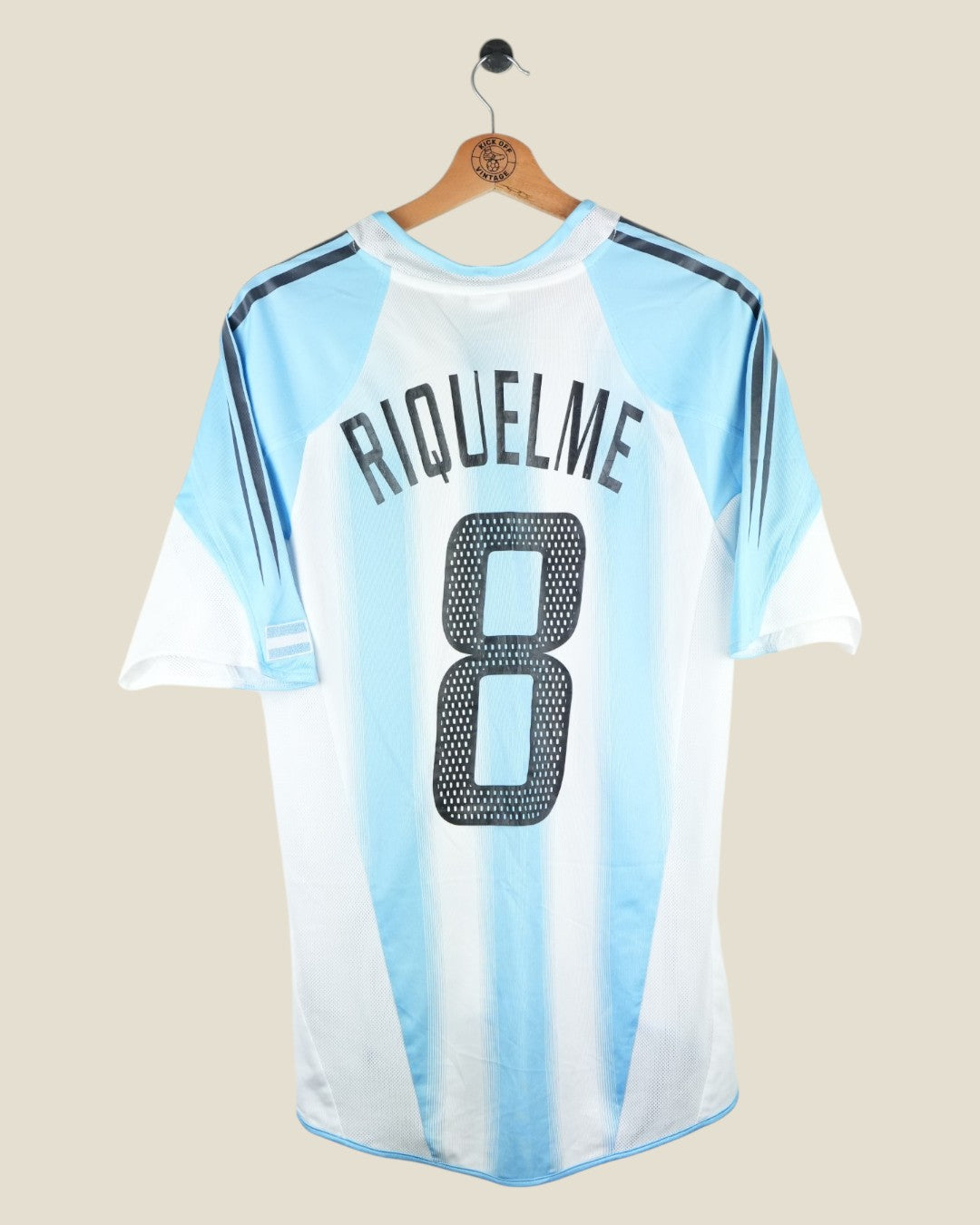 ARGENTINA 2004 RIQUELME HOME SHIRT (S/M) ADIDAS