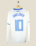 NETHERLANDS 2010 SNEIJDER AWAY L/S SHIRT PLAYER ISSUE (M) NIKE