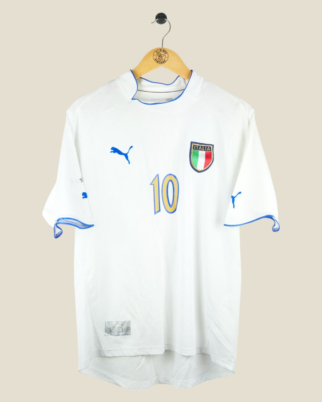 ITALY 2003 INZAGHI AWAY SHIRT (M) PUMA