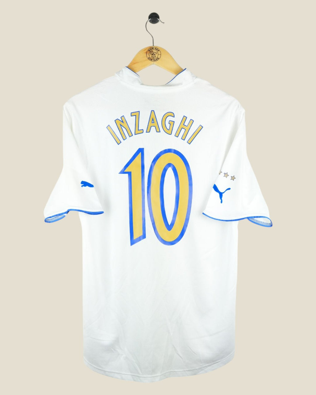 ITALY 2003 INZAGHI AWAY SHIRT (M) PUMA