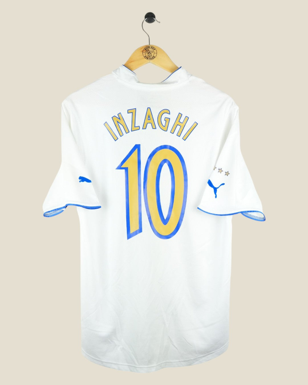 ITALY 2003 INZAGHI AWAY SHIRT (M) PUMA