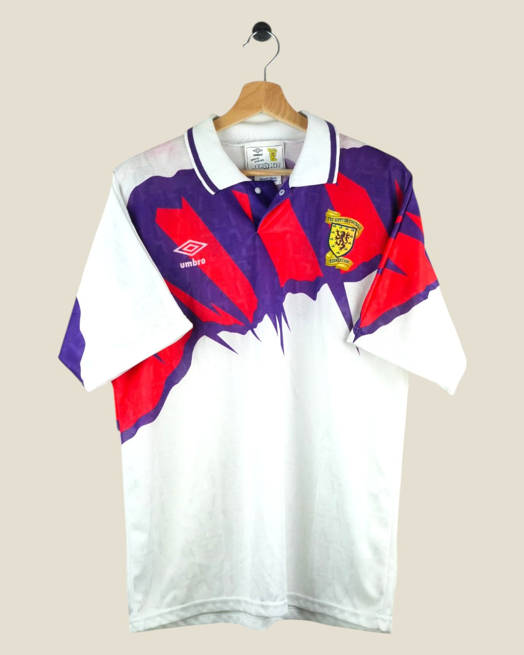 SCOTLAND 1991/93 AWAY SHIRT (M) UMBRO