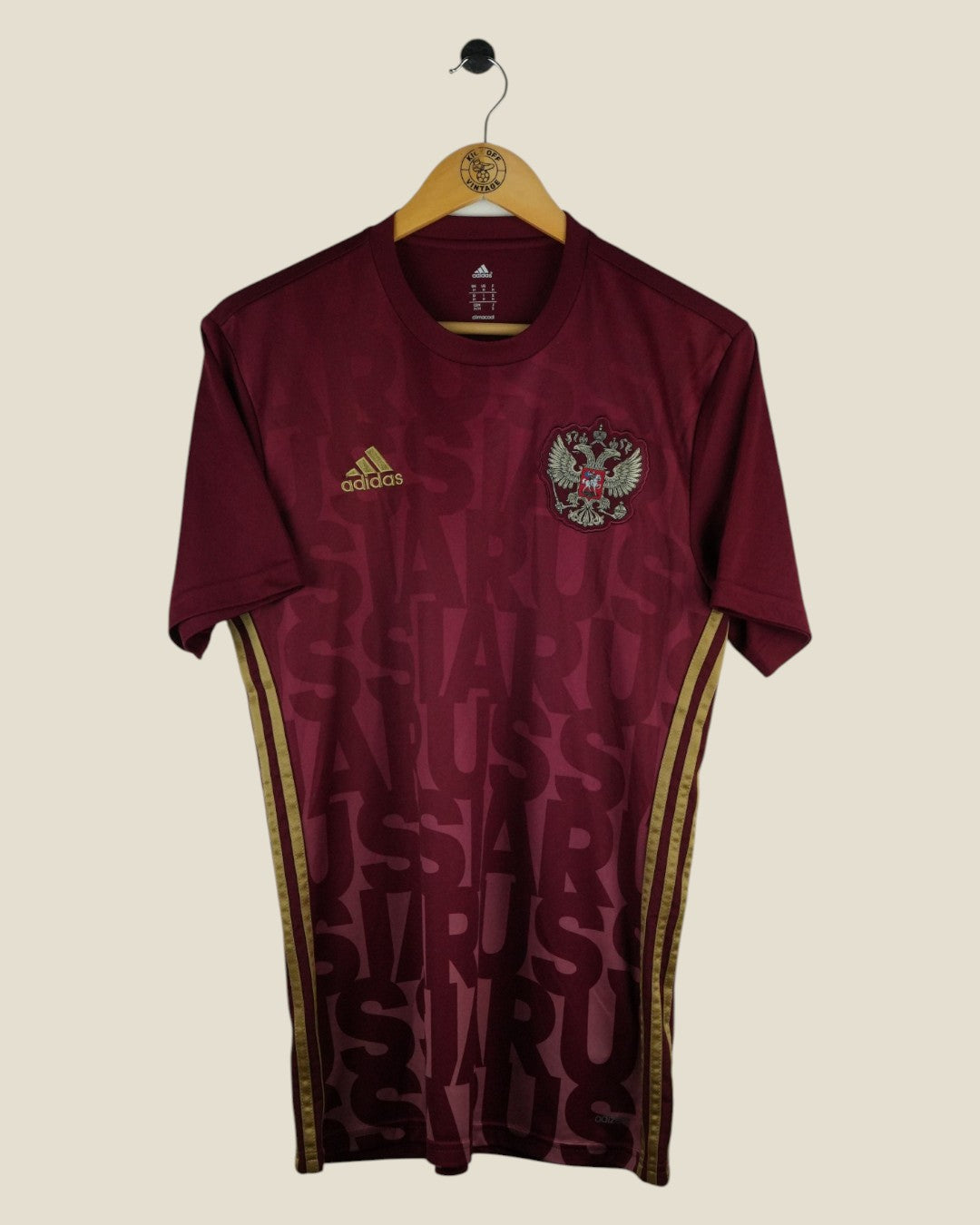 RUSSIA 2016 PRE-MATCH SHIRT (M) ADIDAS