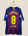 BARCELONA 2018/19 INIESTA HOME SHIRT (XXL) NIKE