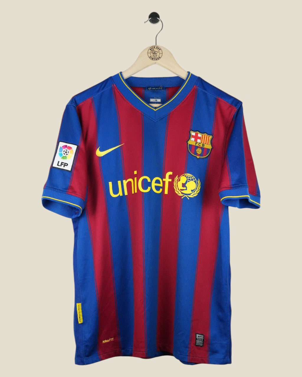 BARCELONA 2009/10 MESSI HOME SHIRT (M) NIKE